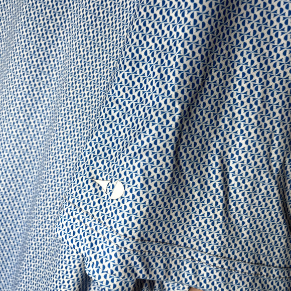 Grand Slam Shirt Mens 2XL Blue Polo Stripe Short Sleeve Golf Performance - Picture 3 of 7